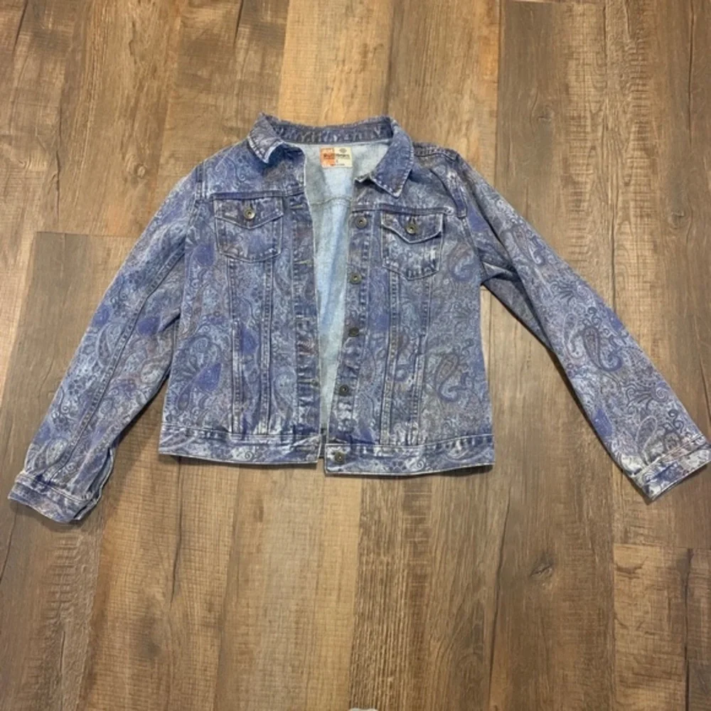 Unique Vintage Jean Jacket Ruff Hewn Size Small - Picture 1 of 3